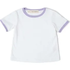 Baby Girl Tops | Jack Tee- Lilac | Dotty Dungarees