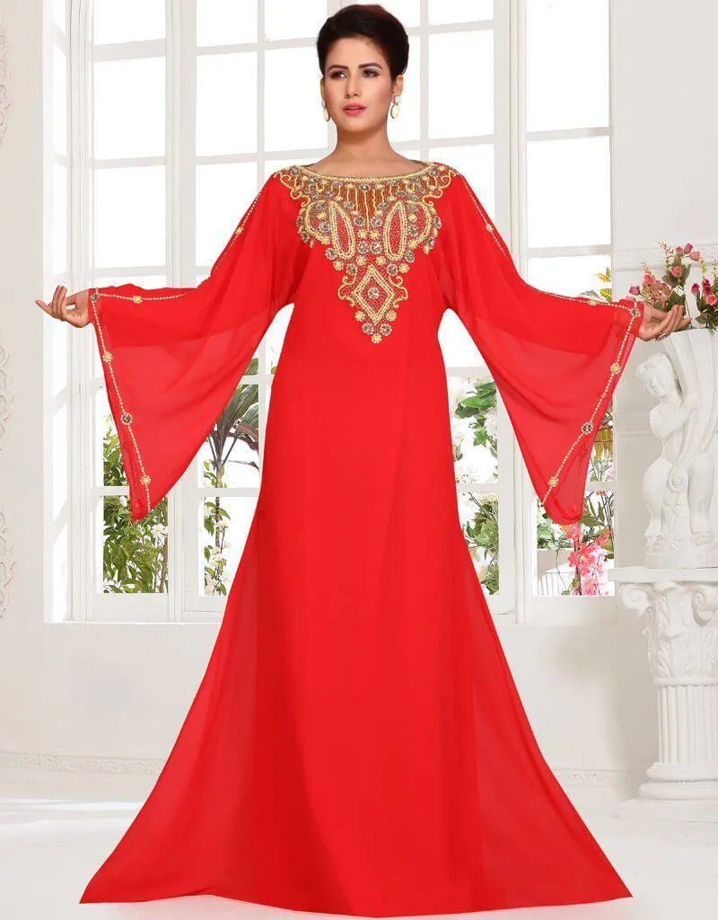 Bell Sleeve Aline kaftan for women