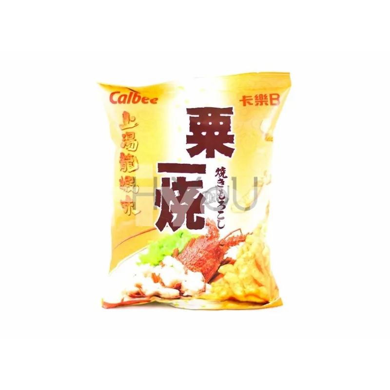 Calbee Grill A Corn Lobster In Supreme Soup Flavor 80g ~ 卡乐B 粟一烧上汤龙虾味 80g