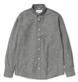 Carhartt WIP L/S Kyoto Shirt – Black – Stone Washed