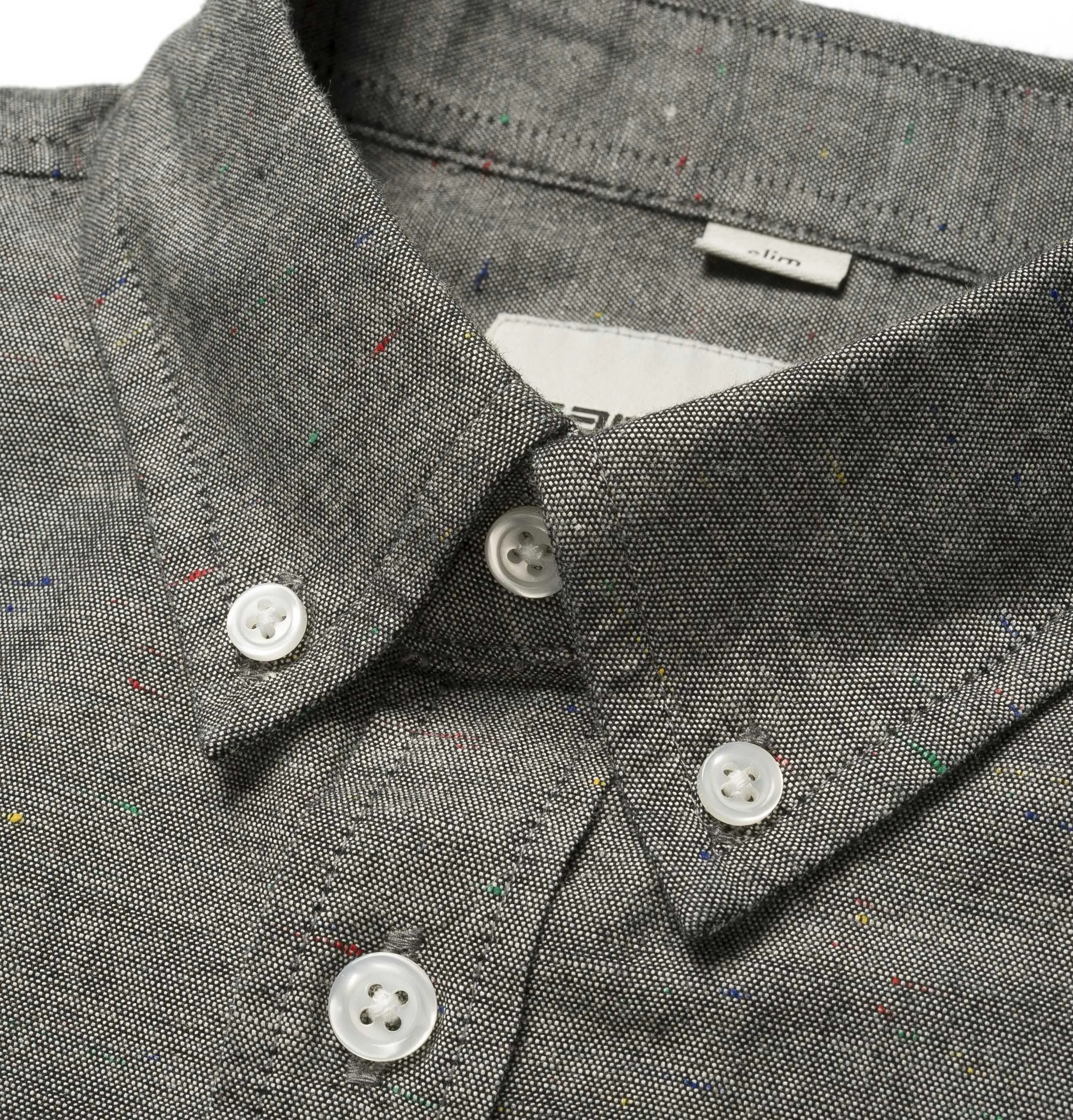 Carhartt WIP L/S Kyoto Shirt – Black – Stone Washed