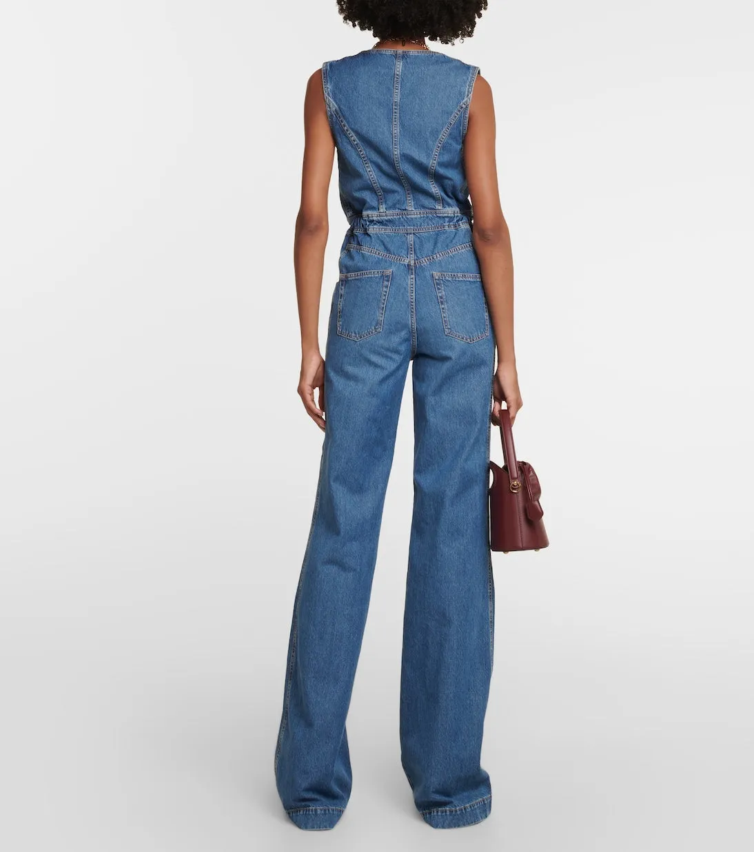 Denim overalls Etro, blue
