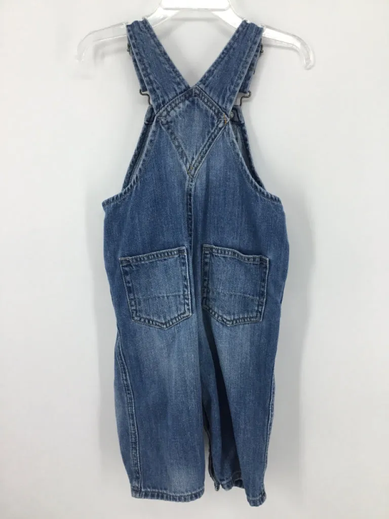 Gap Denim Child Size 12-18 Months Blue Solid Overalls - boys