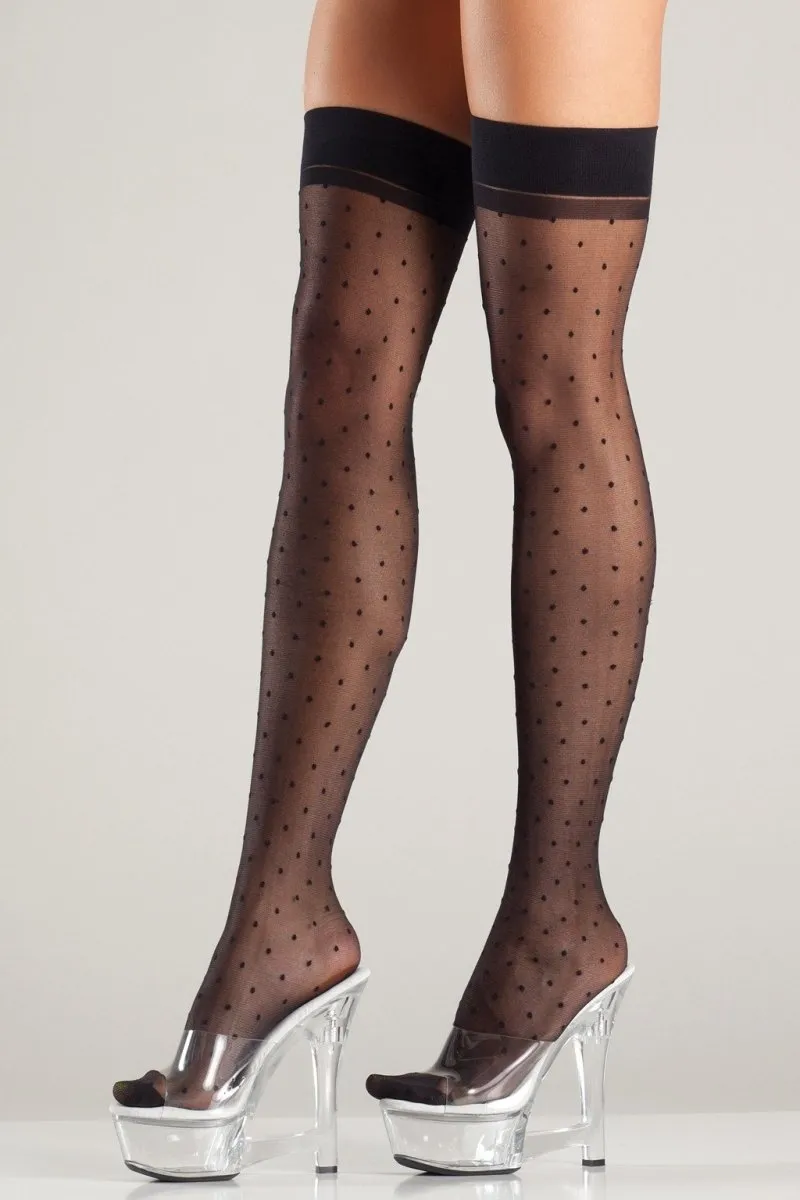 Here On The Dot Thigh Highs