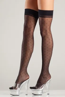 Here On The Dot Thigh Highs