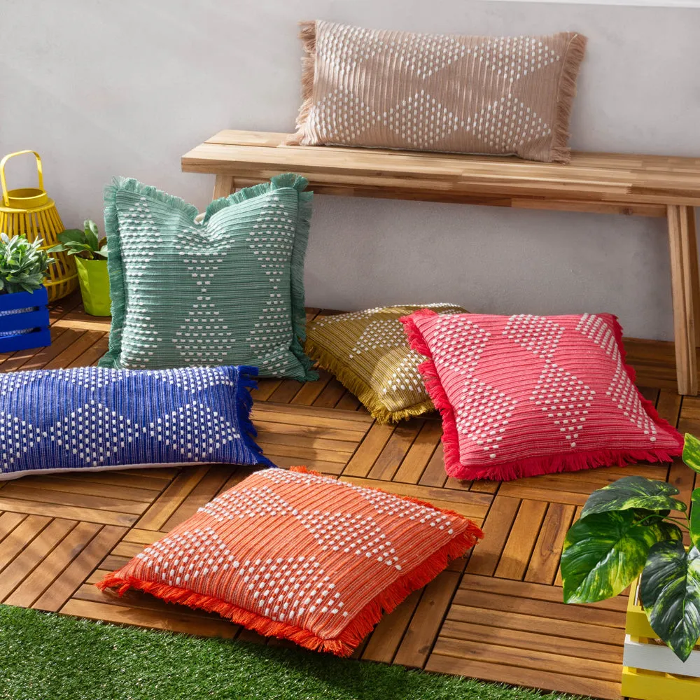 Kadie Outdoor/Indoor Woven Cushion Gold