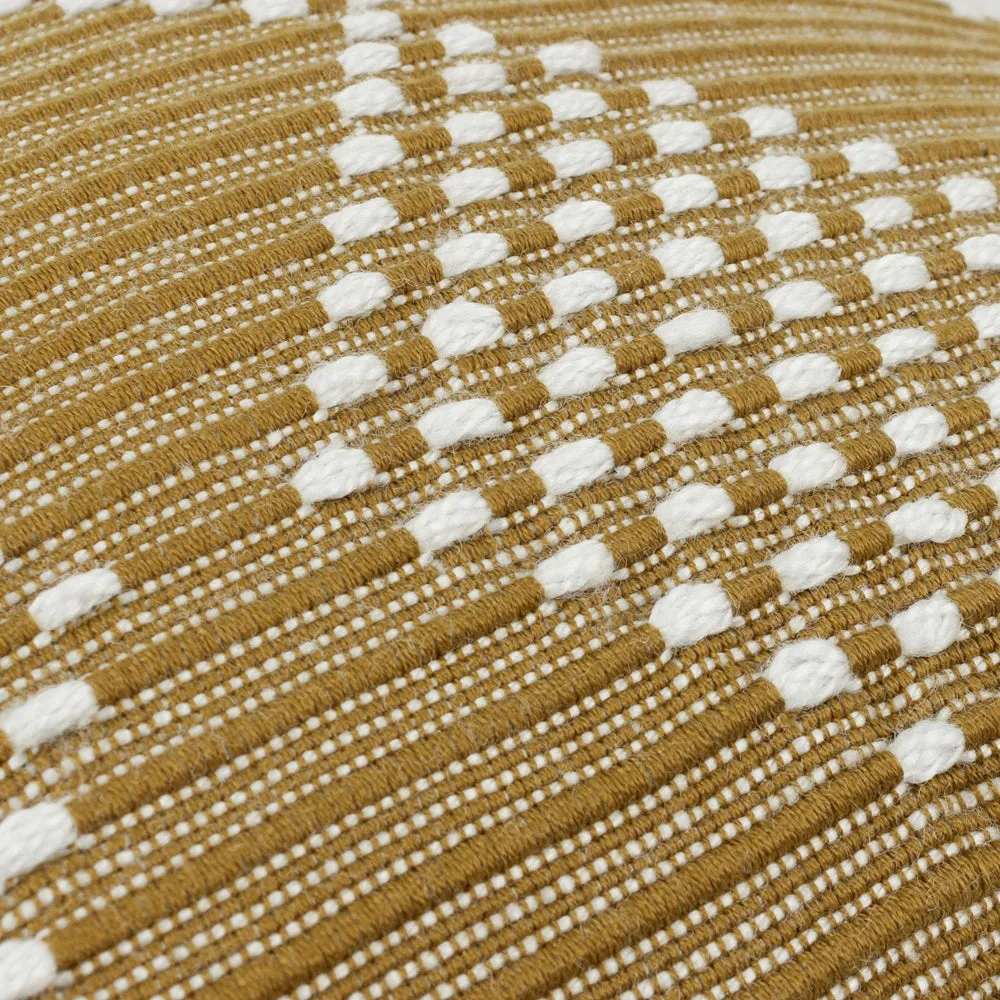 Kadie Outdoor/Indoor Woven Cushion Gold