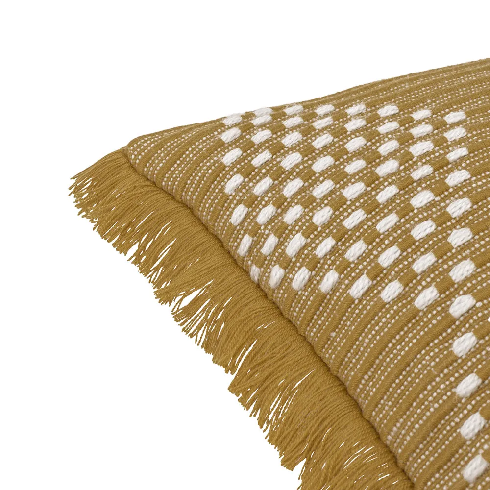 Kadie Outdoor/Indoor Woven Cushion Gold
