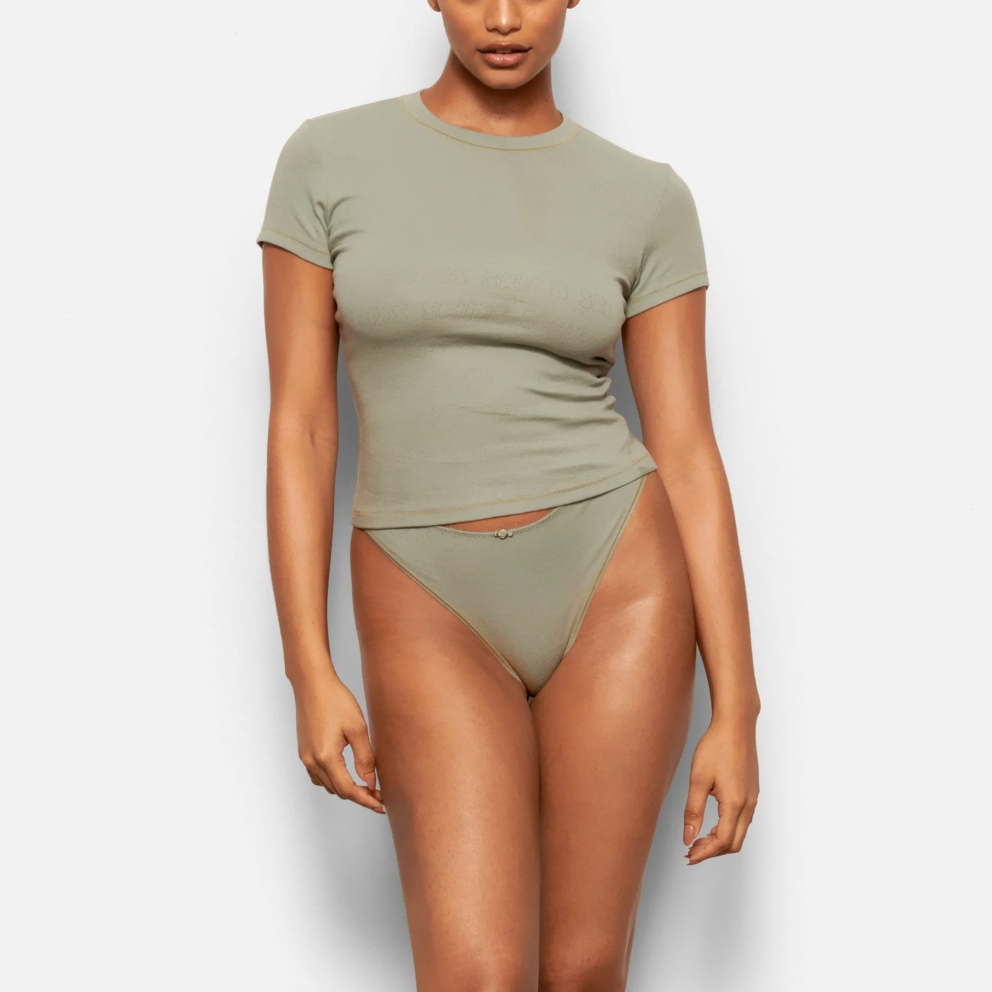 LOGO POINTELLE T-SHIRT | MINERAL