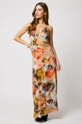 Lucia Maxi Dress - Watercolor Floral