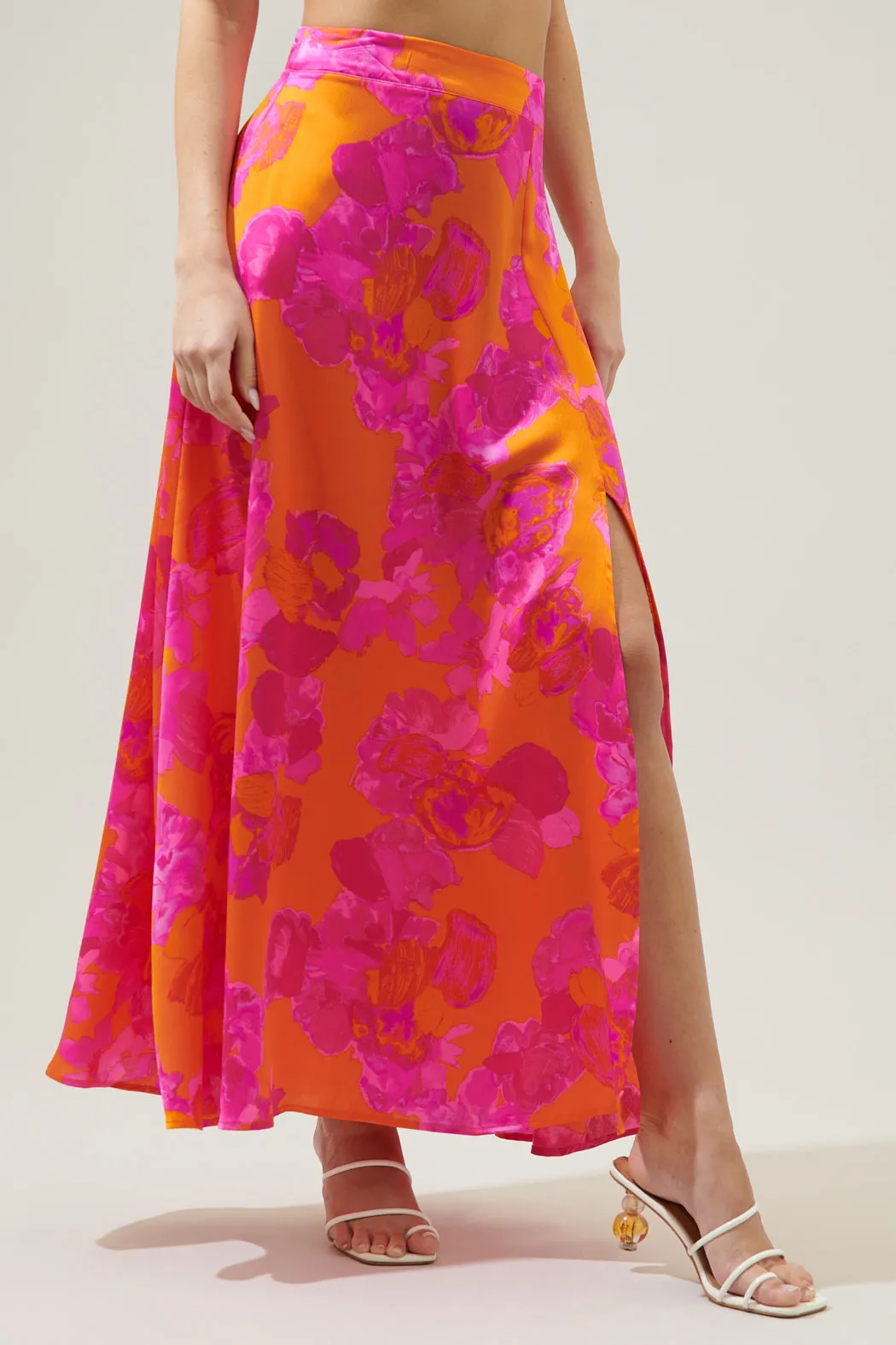 Mai Tai Floral Kenzie Maxi Skirt