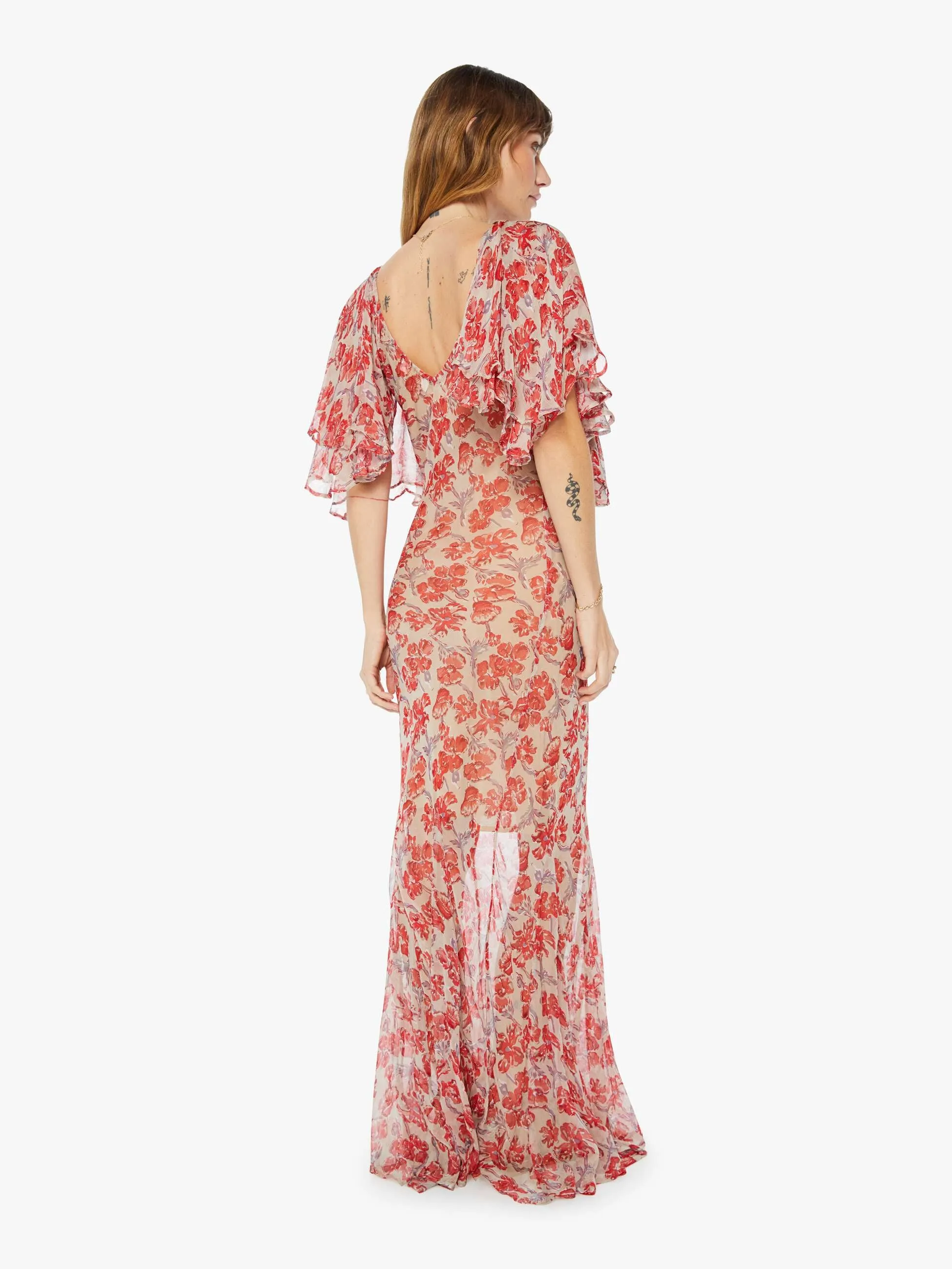 Natalie Martin Ramya Dress - Watercolor Dove