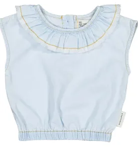 PIUPIUCHICK CHAMBRAY BLOUSE SET