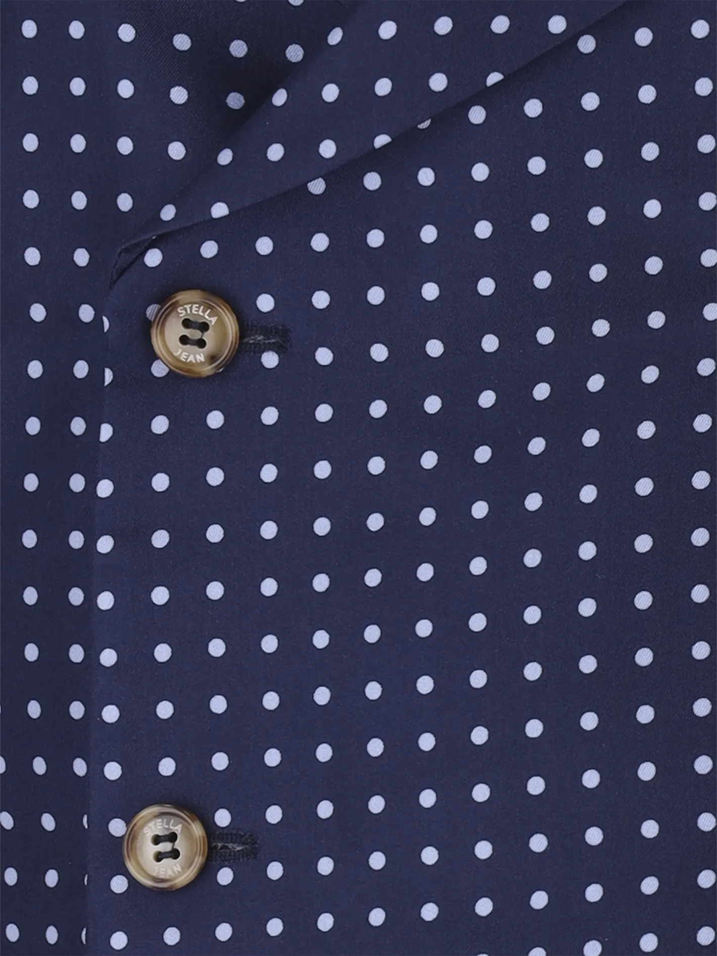 polka dot double-breasted silk vest