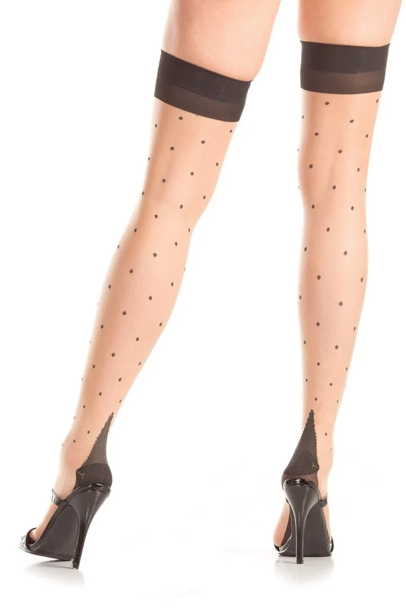 Polka Dot Thigh Highs