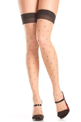 Polka Dot Thigh Highs