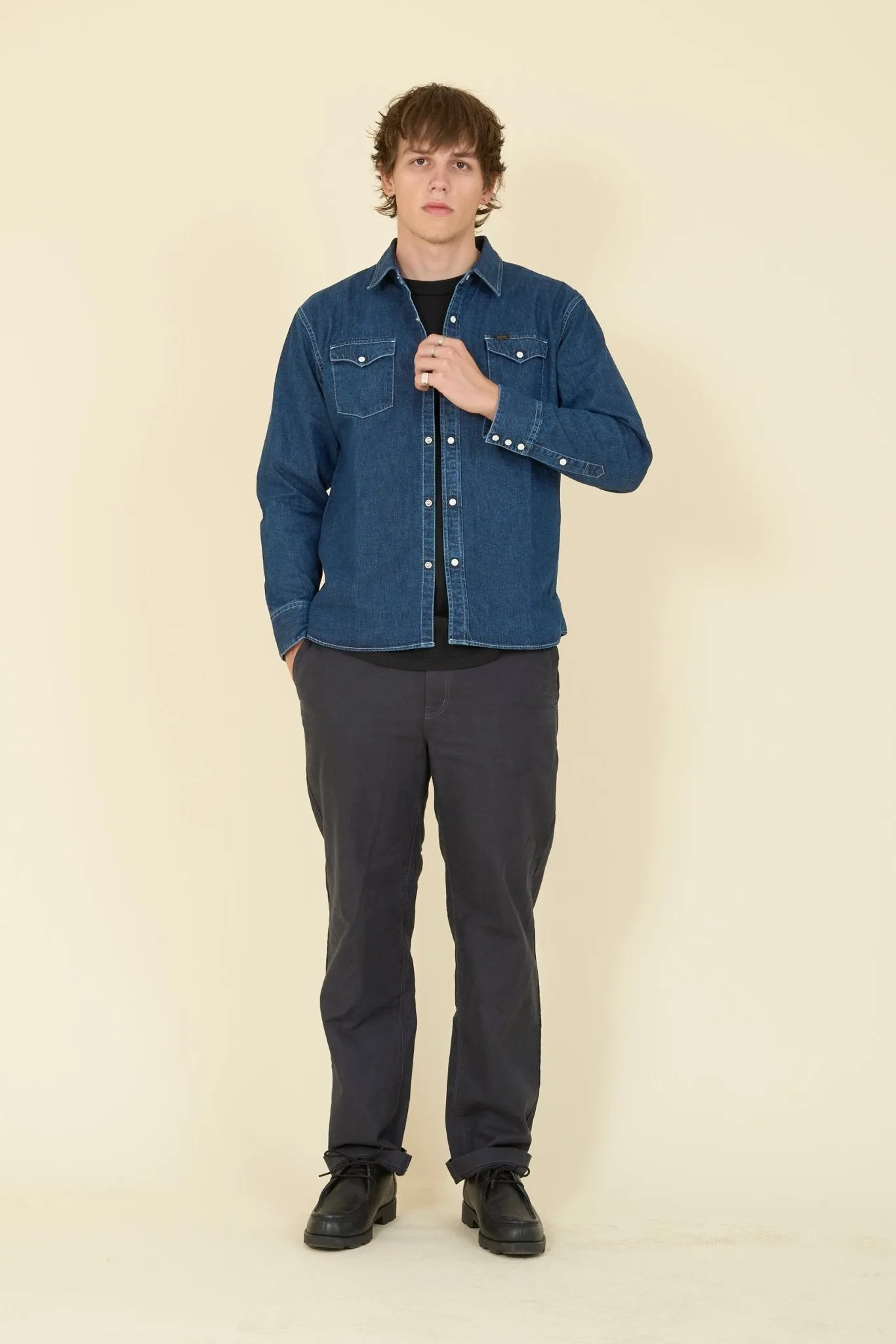 Rats Denim Western Shirt