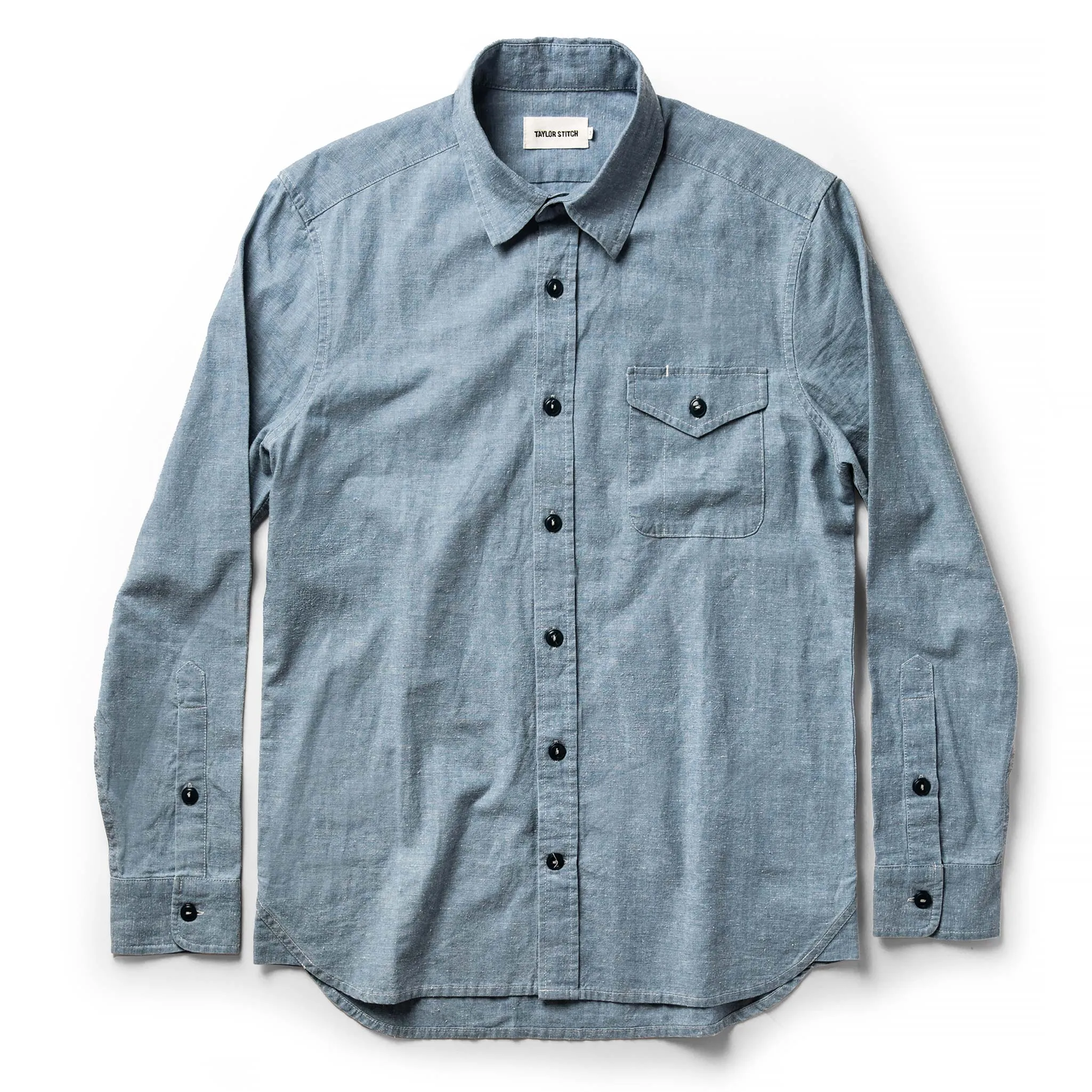 The Cash Shirt in Washed Hemp Chambray