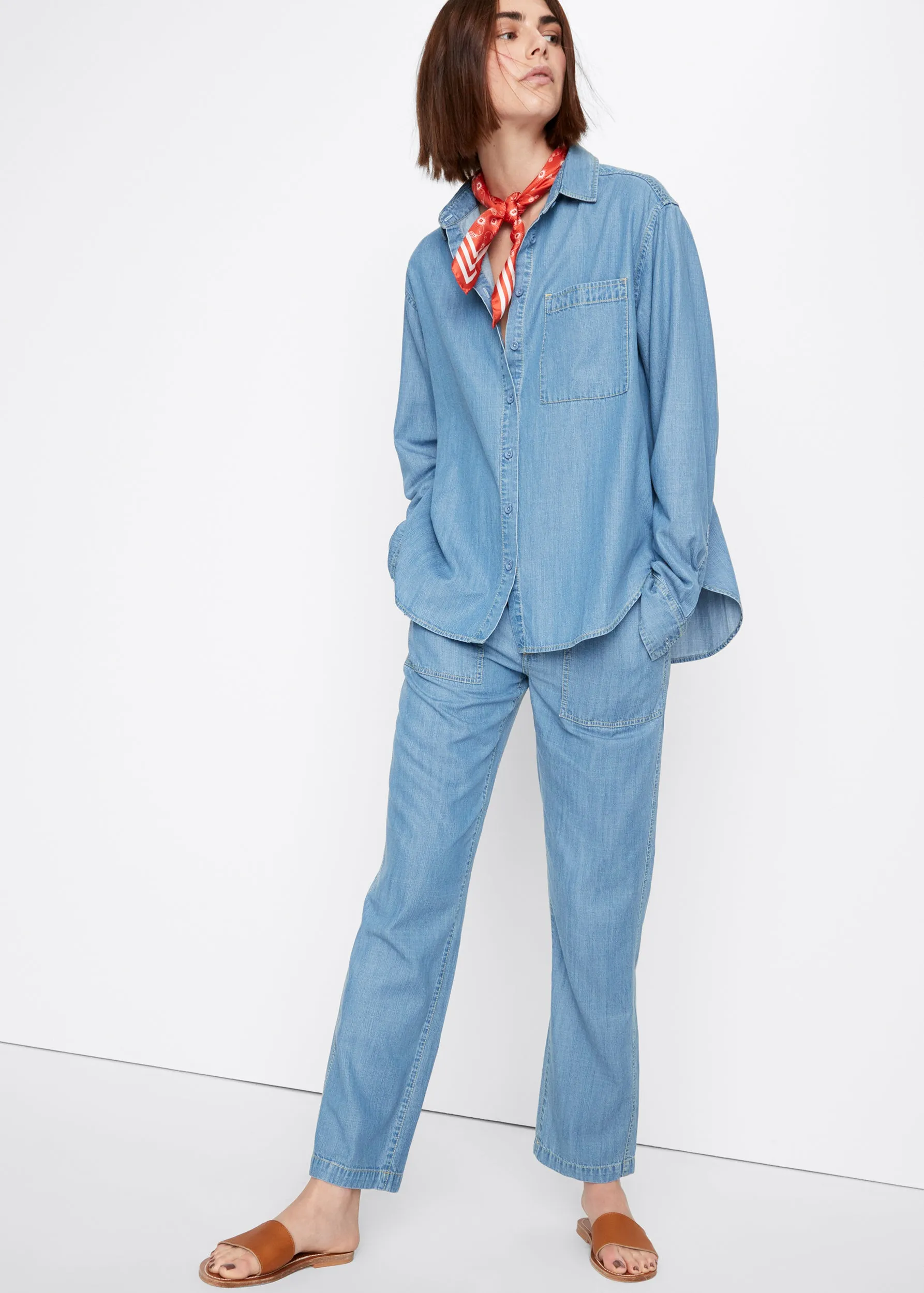 The Chambray Quinn - Light Denim