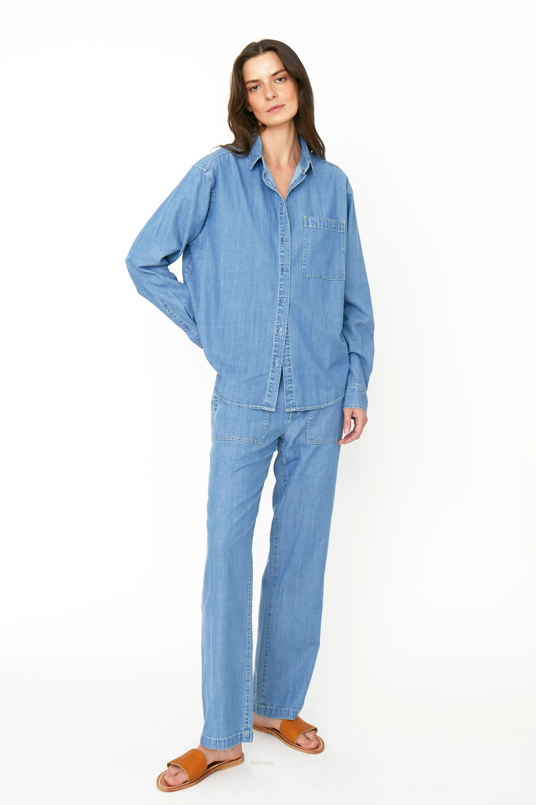 The Chambray Quinn - Light Denim
