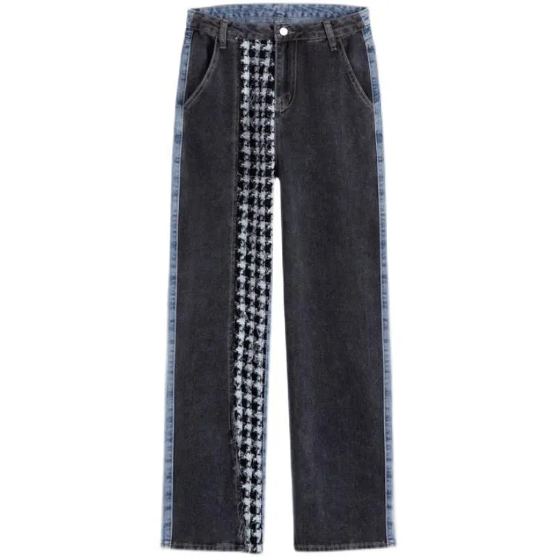 Toleet y2k outfits American Retro plus Size Washed Multi-Pocket Workwear Jeans Women's Street Heavy Work Straight Drop Pants