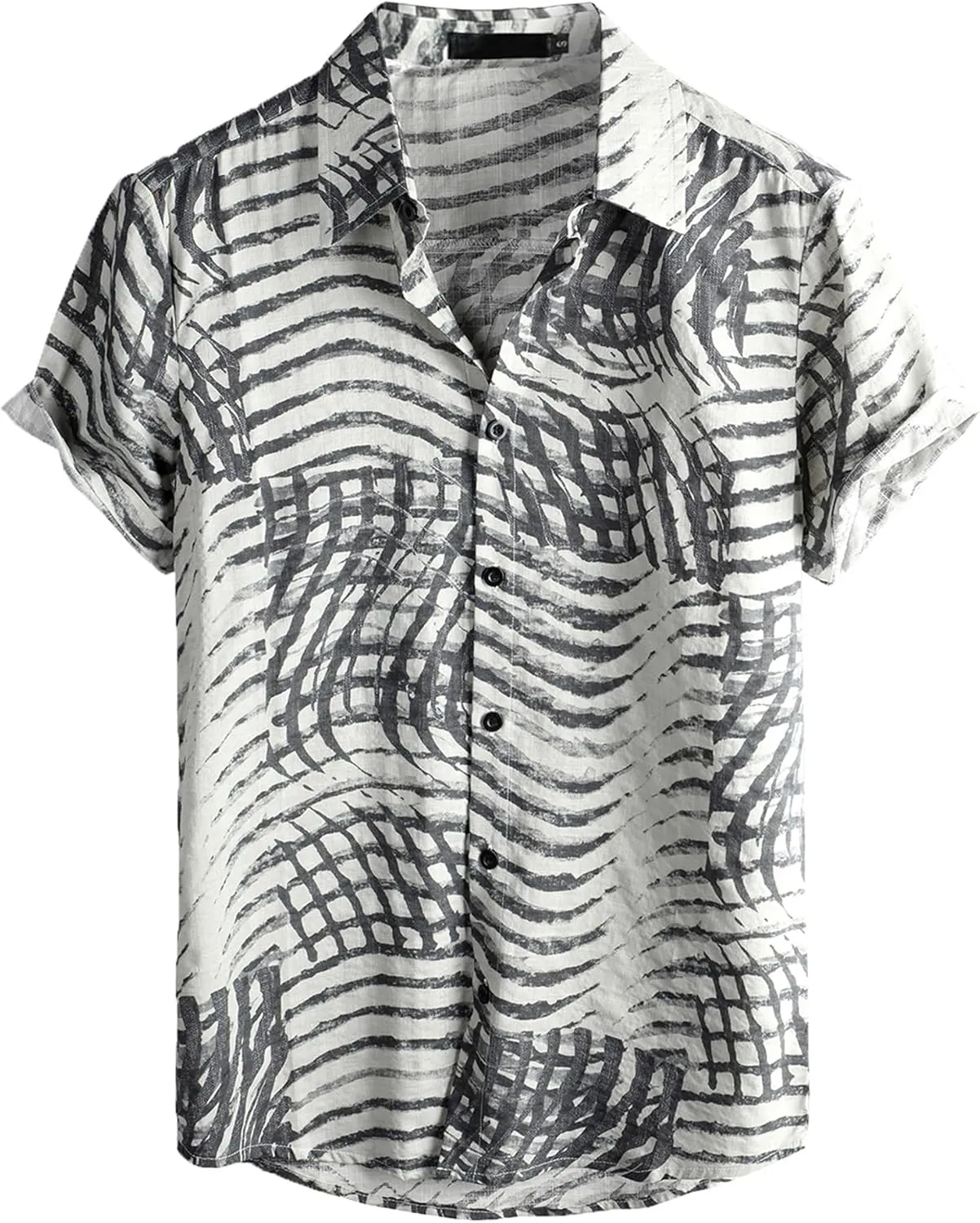 VATPAVE Mens Casual Hawaiian Floral Shirts Short Sleeve Button Down Tropical Shirts Beach Summer Shirts