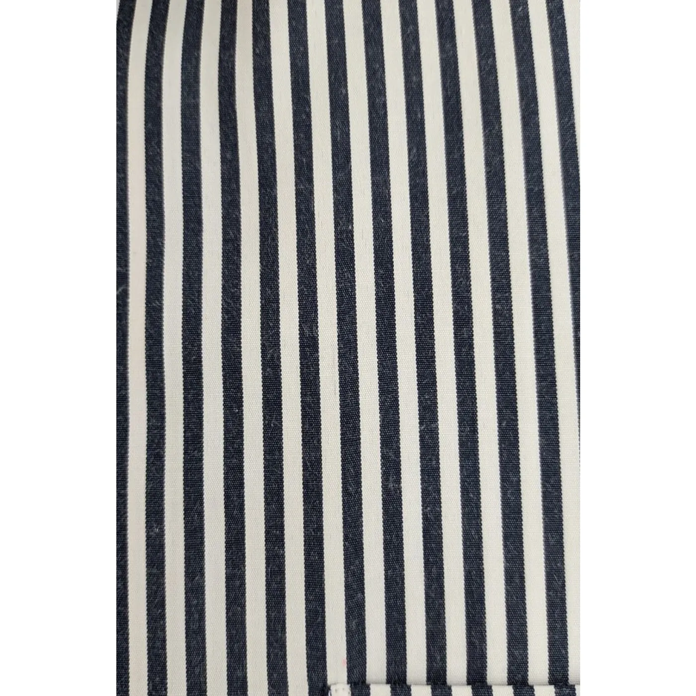 White Black Lining Slim Fit Shirt