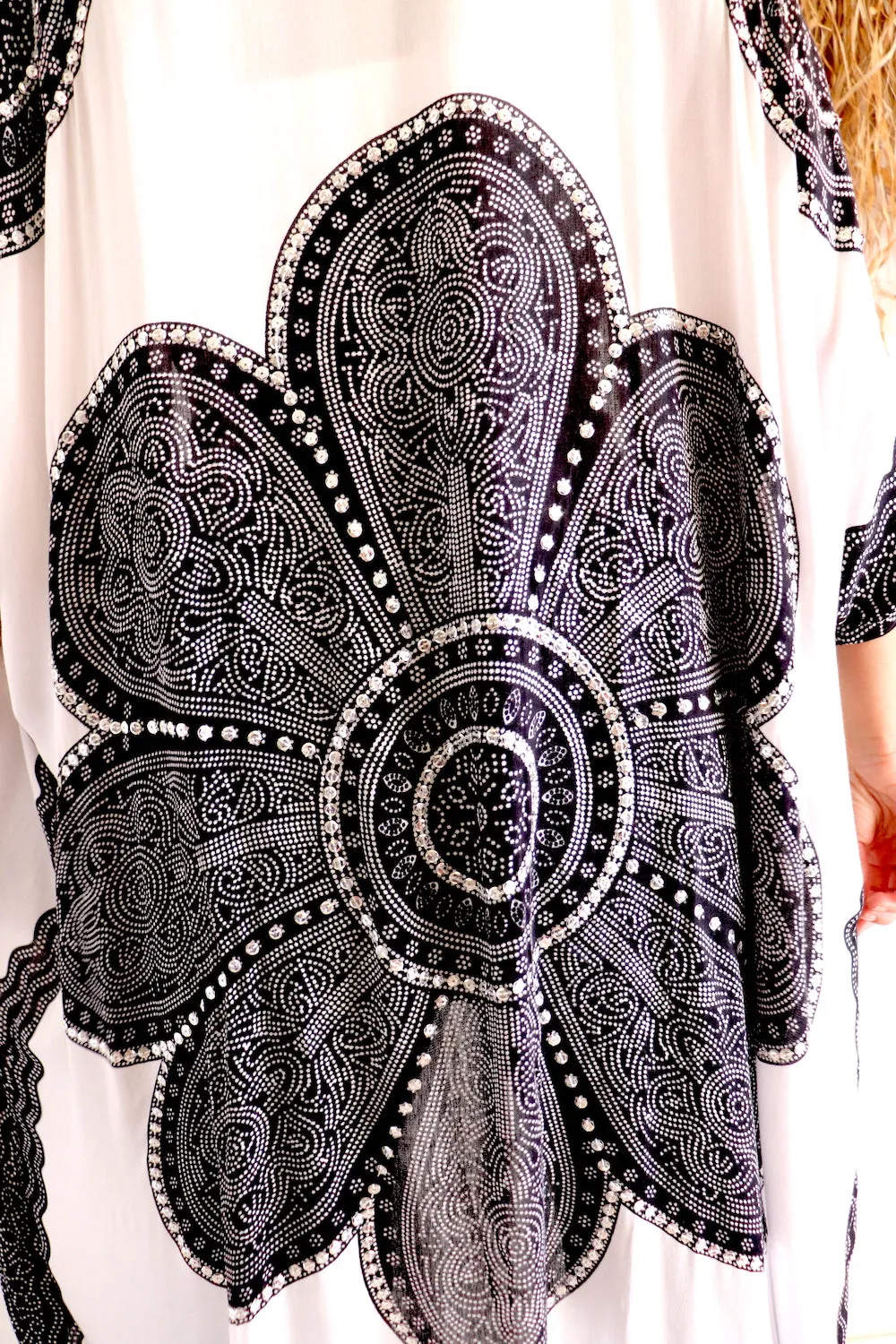 White Bling Kimono