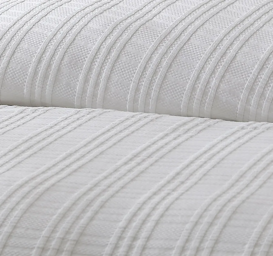 Winton Quilt Cover Set Range White